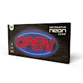 Miniatyrbillede 1 af 2: Neon PLEXI LED OPEN Batteri + USB Forever Light Blå röd Multicolor