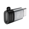 Miniatyrbild 2 av 5: 27W Lightning till USB-C Adapter Snabb laddning & dataöverföring Aluminium