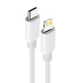 Pikkukuva 2 / 2: 20W 2M iPhone kabel för iPhone 11/12/13/ 14 USB-C till Lightning White