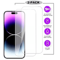 Pikkukuva 1 / 2: 2-Pack - iPhone 16 Plus - Premium 2.5D Härdat Glas Displayskydd Transparent