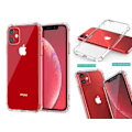 Pikkukuva 2 / 4: iPhone 11 Pro Max - Bumper Extra Stöttåligt Slim Mjuk Skal Transparent