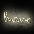 Miniatyrbillede 1 af 7: Neon LED HOME Batteri + USB Forever Light varm vit Warm white