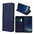 Miniatyrbild 1 av 2: Huawei P Smart Z - Äkta Läder Mobilplånbok - Marinblå Marinblå