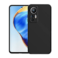Miniatyrbild 1 av 2: Xiaomi 12 PRO 5G - Matt TPU Mjuk Skal Svart Svart