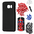 Miniatyrbillede 1 af 2: Samsung Galaxy S7 Edge - Building Blocks Plastskal - SpiderMan Black