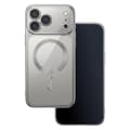 iPhone 18 Pro / iPhone 17 Pro - MagSafe-kompatibelt Chrome Skal - Silver Transparent