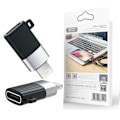Miniatyrbild 1 av 2: USB-C / Typ-C till Lightning Adapter - Laddning / Dataöverföring Svart