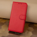 Pikkukuva 3 / 5: Samsung Galaxy A55 5G  Book Case Fodral Mobilplånbok röd Red