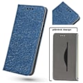 Pikkukuva 1 / 2: iPhone X / XS - Smart Shine Flip Case Mobilplånbok - Blå Blue