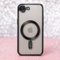 iPhone 17e / iPhone 16e - MagSafe-kompatibelt Chrome Skal med Kameraskydd Transparent
