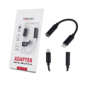 Miniatyrbild 2 av 2: Lightning till 3,5 mm Aux Audio Jack Adapter, iPhone - Svart Svart