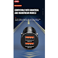 Miniatyrbild 5 av 5: Universal Billaddare Snabbladdning Dual USB 2,4A iPhone/Android Svart