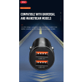Miniatyrbillede 5 af 5: Universal Billaddare Snabbladdning Dual USB 2,4A iPhone/Android Black
