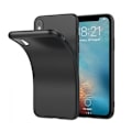 Pikkukuva 1 / 3: iPhone XS Max - Matt TPU Mjuk Skal - Svart Black
