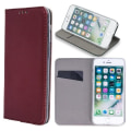 Pikkukuva 1 / 3: Xiaomi Redmi Note 8 Pro - Smart Magnetic Mobilplånbok - Vinröd Wine red