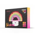Neon LED RAINBOW med stativ Batteri + USB Forever Light multifärg