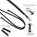 Miniatyrbild 5 av 8: Universal Crossbody Nylon Patch Neck Strap Lanyards Rope för Mob Isblå