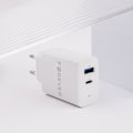 Miniatyrbillede 5 af 6: Snabbladdare för iPhone / Samsung 30W PD USB-C, USB Väggladdare White