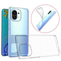 Miniatyrbillede 1 af 3: Xiaomi Mi 11 - Transparent Mjuk TPU Slim Skal Transparent