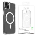 iPhone 15 Plus – Puro MagSafe-kompatibelt Transparent TPU-skal Stöttåligt Transparent