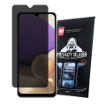 Miniatyrbillede 1 af 3: Samsung Galaxy A13 4G / A13 5G - Privacy Helskärm Härdat Glas Transparent