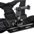 Miniatyrbillede 2 af 5: Brystmonteret Selebånd til GoPro Hero 7 6 5 4 3 3 Black Silver Fusion og med J-krog - Fuldjusterbar Båndstørrelse