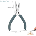 Miniatyrbilde 5 av 5: Tråd-kuttertangsett - Rustfritt stål End Cutting Tang, Nål-nese Tang Håndverktøy for Smykkeproduksjon, Håndverkere og DIY - Dobbel DIY
