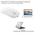 Miniatyrbild 2 av 2: Laddningsbar Bluetooth-mus för Mac-bärbara datorer