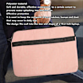 Miniatyrbillede 5 af 5: 15,6 tommer Laptop Sleeve Vandafvisende Polyester Laptop Taske Bærbar Notebook Beskyttende Taske til Rejse Forretningsrejse Pink