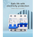 Miniatyrbillede 4 af 5: TOMZN 2P+2P TOMZN AC Dobbelt Strøm Manuel Overførselskontakt Afbryder MCB 50HZ/60HZ, 40A