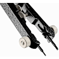 Miniatyrbild 4 av 4: Fjäderklämma 8 Stift + Standard Fjäderklämma för Urband (svart)