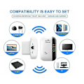 Miniatyrbild 3 av 5: WiFi-förstärkare 2024 Nyaste WiFi-förstärkare WiFi-repeater Täckning upp till 3000 kvm Anslut 45 enheter Internetförstärkare Vit