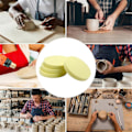 Miniatyrbilde 2 av 5: Keramikk Skumunderlag for Keramikkformpresse, Store Svamp Keramikkformverktøy for Maling, Glasering, Håndverk, Leire
