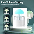 Miniatyrbilde 3 av 5: Regn Sky Humidifier, Sopp Humidifier, Sky Humidifier med Justerbare LED-lys, Regn Sky Diffuser, Fjernkontroll