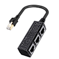 Miniatyrbilde 4 av 5: RJ45 Ethernet-kontaktdeler 1 til 3 stikkontakter Internettkabel 5 6 7 Adapter