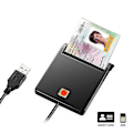 Miniatyrbillede 1 af 5: ROCKETEK SCR1 USB 2.0 Smart CAC Kortlæser ID SIM Bankkort Adapter
