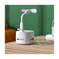 Miniatyrbillede 5 af 5: Multifunktionel Støvsuger Hjem Bærbar Mini Ventilator Student Tre-i-Én Skrivebordslampe Desktop Støvsuger