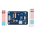 Miniatyrbillede 3 af 5: ESP32 3,5 tommer Kapacitiv Touch Screen LCD 320x480 Display ST7796 FT6336 til //