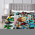 Miniatyrbillede 5 af 5: Super blødt mikrofleece tæppe, velegnet til sofa, seng, voksne, børn, varmt tæppe 150*200cm