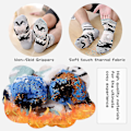 Miniatyrbild 3 av 5: Mäns Fluffiga Sockar Tofflor Med Grepp Varma Fleecefodrade Halksäkra Sulor Tjocka Mysiga Fuzzy Jul Vintersockar