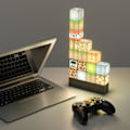 Miniatyrbillede 2 af 5: Minecraft Natlys Building Block Sylampe USB Strømforsyning