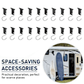 Miniatyrbillede 3 af 5: 20 stk Camping Markise Kroge RV Markise Hængere Kroge RV Party Lys Hængere Julefest Rejse Tr