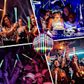 Miniatyrbillede 4 af 4: 12 stk Glødestænger LED Lyspind Glasfiber Glødestænger, 3 Tilstande Farveblinkende, Til Jul, Fest, Koncert Raves