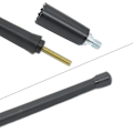 Miniatyrbilde 3 av 4: Antenne for Jeep Wrangler JK JKU JL JLU Rubicon Sahara Gladiator 13 tommer mottaksmastadapter Biltilbehør 2007-2021