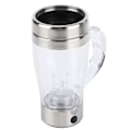 Miniatyrbillede 3 af 5: 350ml Rustfrit Stål Selvpiskende Kaffe Kop - Elektrisk Automatisk Blandingskop til Hjemmet og Kontoret - På Lager