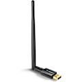 Miniatyrbilde 1 av 5: USB Bluetooth 5.3 Adapter for PC, Driver Free, Lang Rekkevidde 492ft / 150m Bluetooth Stick Mottaker & Sender Kompatibel med Windows 11/10/8.1, (trenger