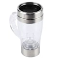 Miniatyrbillede 4 af 5: 350ml Rustfrit Stål Selvpiskende Kaffe Kop - Elektrisk Automatisk Blandingskop til Hjemmet og Kontoret - På Lager