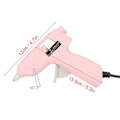 Miniatyrbillede 4 af 5: Mini Limpistol Hurtig Opvarmning Hot Melt Limpistol Sæt med 100 Limpinde til Hjem DIY Reparationer 20W 110240V