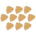 Miniatyrbillede 4 af 4: 10 stk. Filt Plukkes til Ukulele Mudder Plukkes Plectrums til Ukulele (orange)