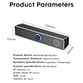 Miniatyrbillede 5 af 5: Computer Soundbar Højttalere Kablede 4d Surround Stereo, til Pc Og Tv Box